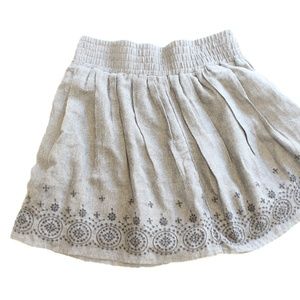 American Eagle Embroidered Skirt